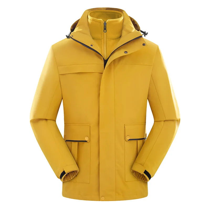 Women's and Men's Winter Fleece Jackets Hooded Warm Coats Sport Outdoor Fleece Jacket Coats