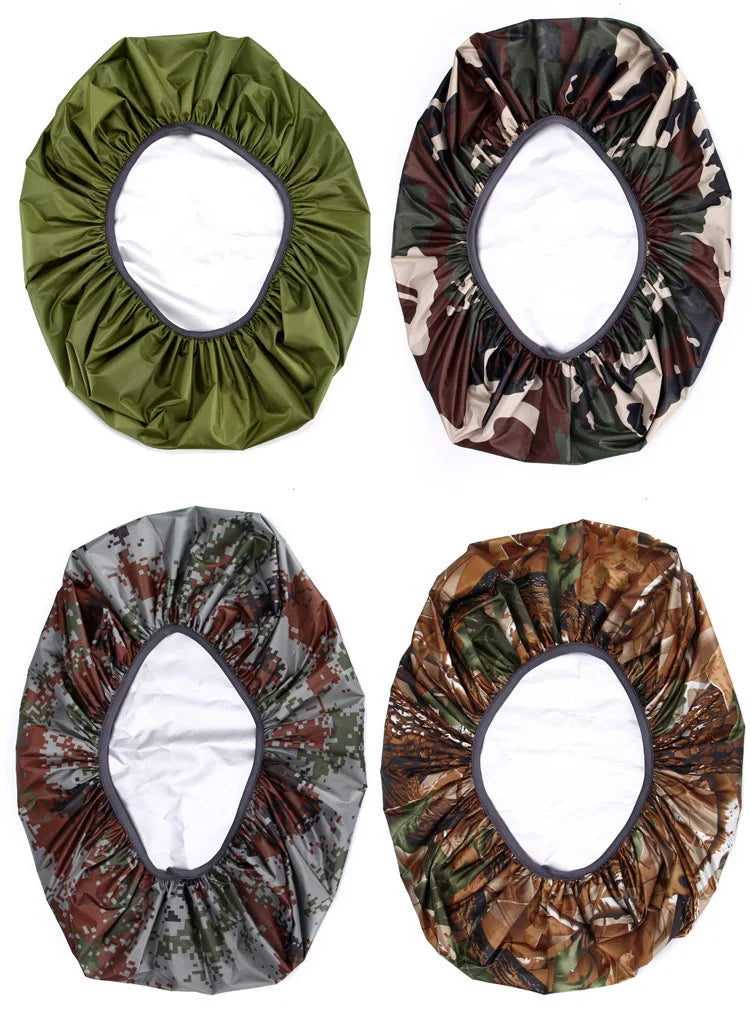 5000mm Waterproof Level Upgraded Anti-Slip Cross Buckle Straps Backpack Rain Cover Hiking Camping Plastic Polyester Logo