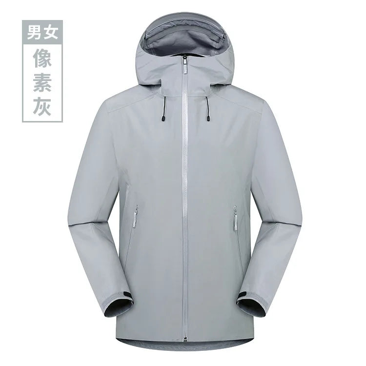 High Quality Lightweight Polyester Rain Suit Windproof and Waterproof Jacket for Men and Women for Hiking Travel for Adults