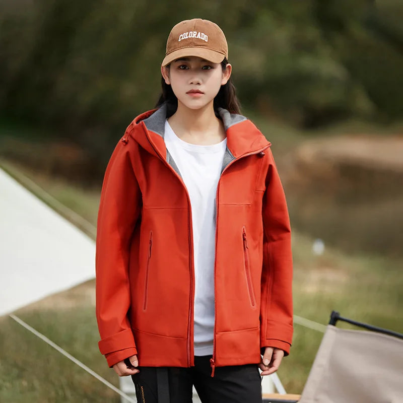 Customizable Soft Shell Jacket with Full Heat Sealing Waterproof Windproof Fleece-Lined for Mountaineering Quality Outdoor Gear