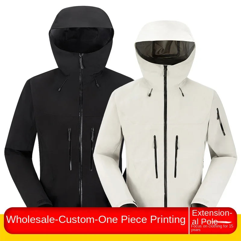 Bird SV6 Single Layer Hard Shell Stand Collar Zipper Winter Waterproof Windproof 100% Polyester Unisex Long Sleeve Jacket