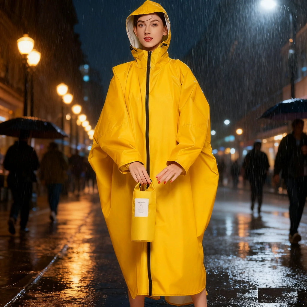 Women's Men's Girls' Simple Breathable Windproof Lightweight Reusable Waterproof Raincoat Rain Poncho for Cycling Hiking Outdoor