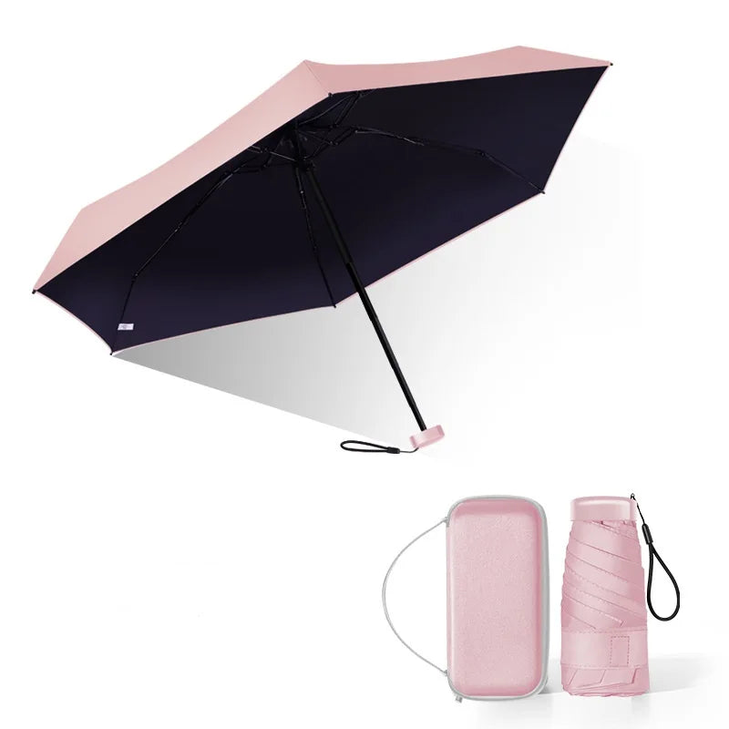Mini Pocket Compact Umbrella UV50+ Rainny and Sunny Umbrella Light Weight Umbrella