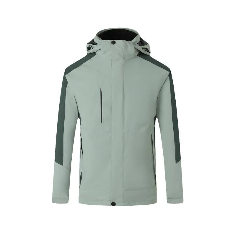 Outdoor Work Clothes for Men Women Windproof Breathable Embroidered Logo Waterproof Button Decoration Zipper 3XL for Winter