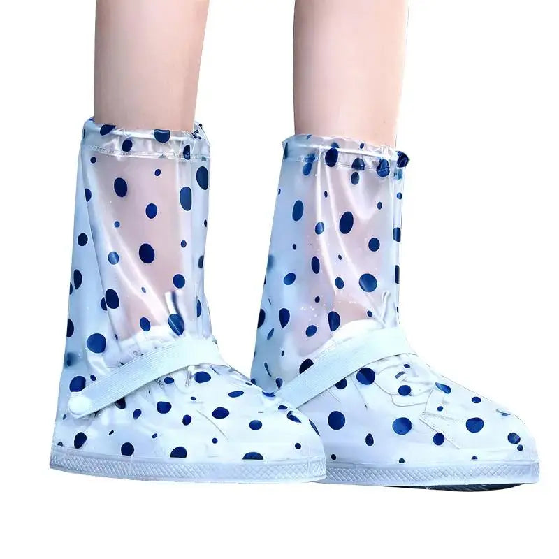 High Quality PVC Rain Boot Waterproof Shoe Covers Reflector Antislip Custom Logo Reusable All Seasons Unisex-for Winter Summer