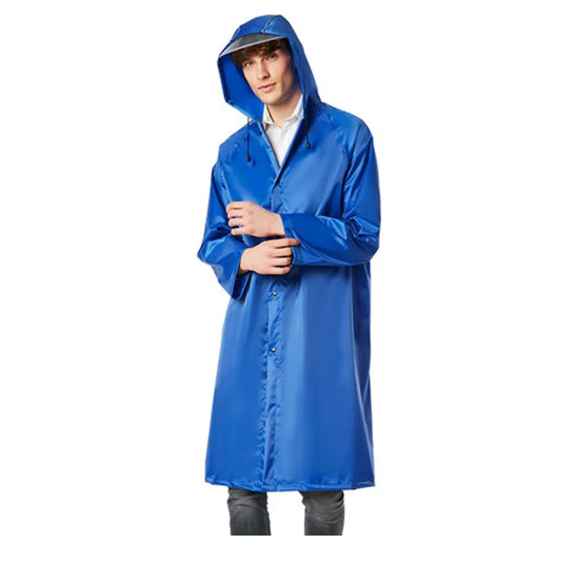 Cheap Custom Wholesale Full Body PVC Rain Coat Cape Poncho Waterproof Raincoat with Logo for Adult Rain Poncho Coat Long Jacket