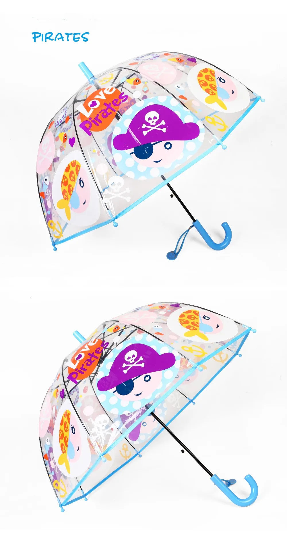Kids Straight Travel Umbrella Wind-Resistant Anti-UV Compact Durable for Daily & Wedding Occasions Portable Folding Feature