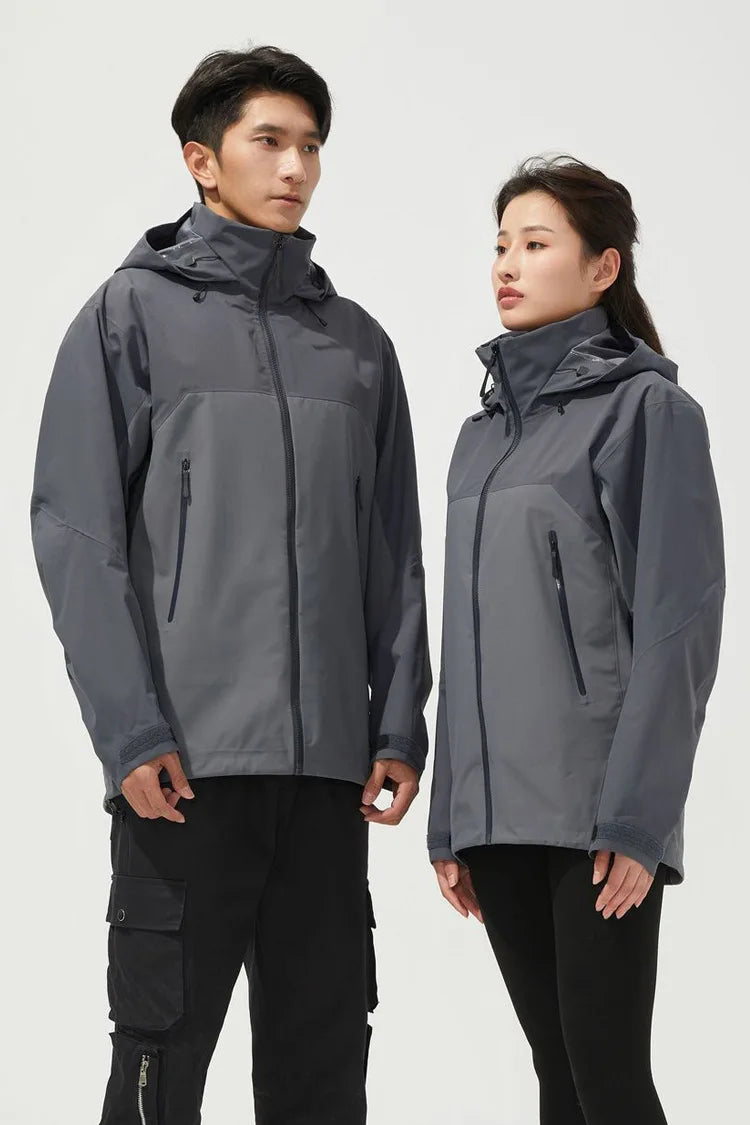 Men's Lightweight Waterproof Softshell Jacket for Outdoor Hiking Windbreaker Poncho Style Single-Person Rainwear Adults Travel