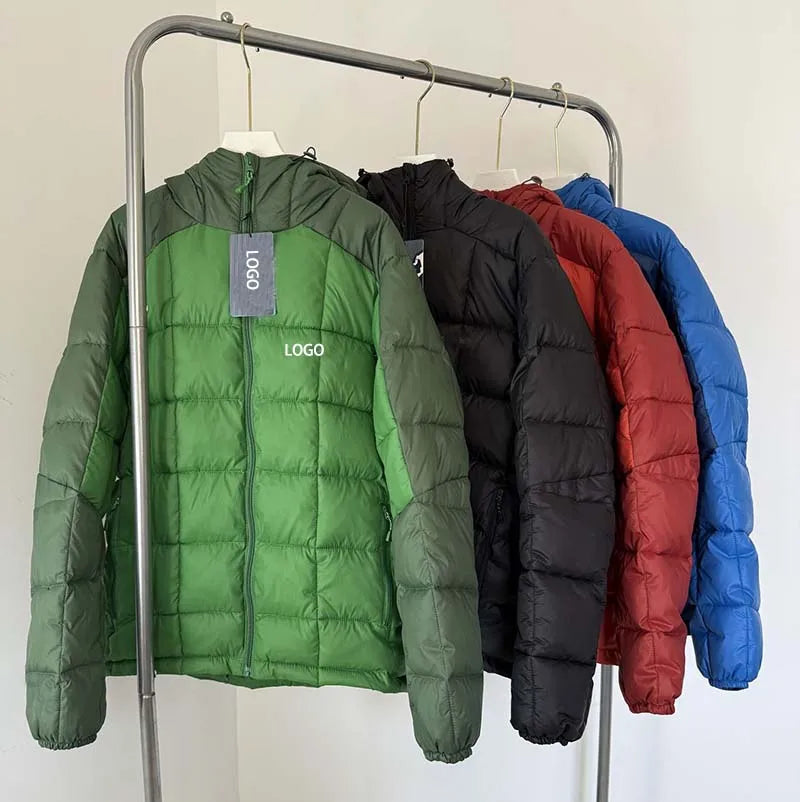 Factory Customized Hooded Puffer Jacket Windproof Thick Winter Cotton Padded Jacket for Men&Women Loose Casual Hooded