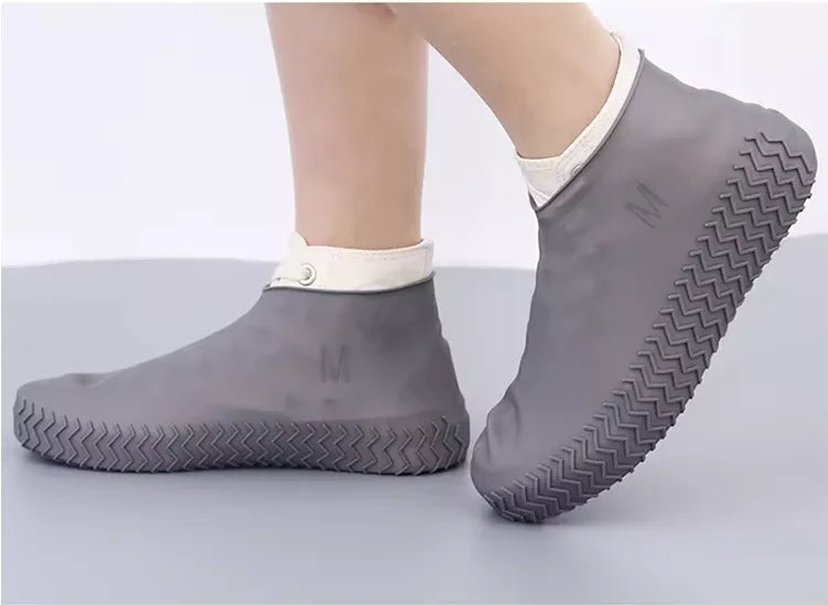 Waterproof Silicone Shoes  Non-slip Water Resistant Overshoes Silicone Rubber Rain Shoes Latex Opp Bag Fashion Jiangxi Midi