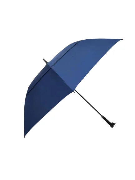 Semi-Automatic 68-Inch Oversize Double-Layer Windproof Golf Umbrella Classic Straight Design Business Gift for Adults