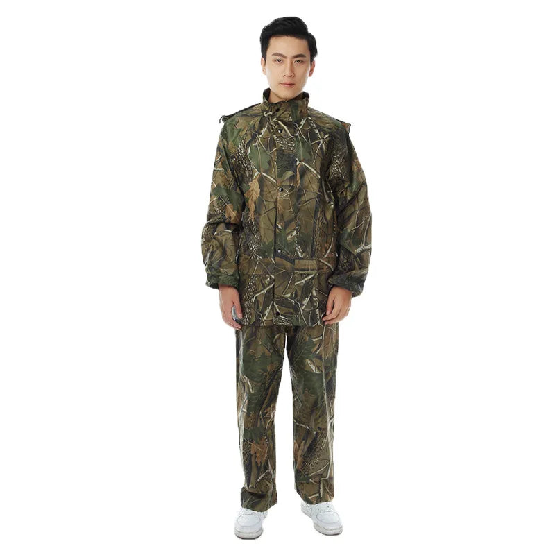 Waterproof Uniforms Pants Rain Suit Men Women Outdoor Jacket Raincoat Set Rain Wear Clothing Fishing