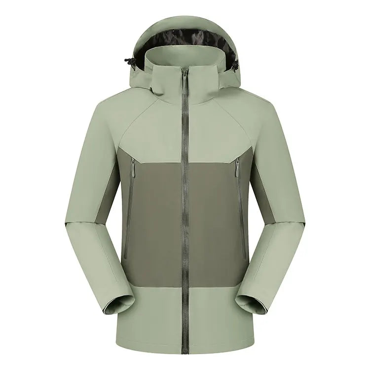 High Quality Men's Sports Windbreaker Customized Logo Waterproof Outdoor Work Jacket with Front Logo Thin Style Hood Wholesale