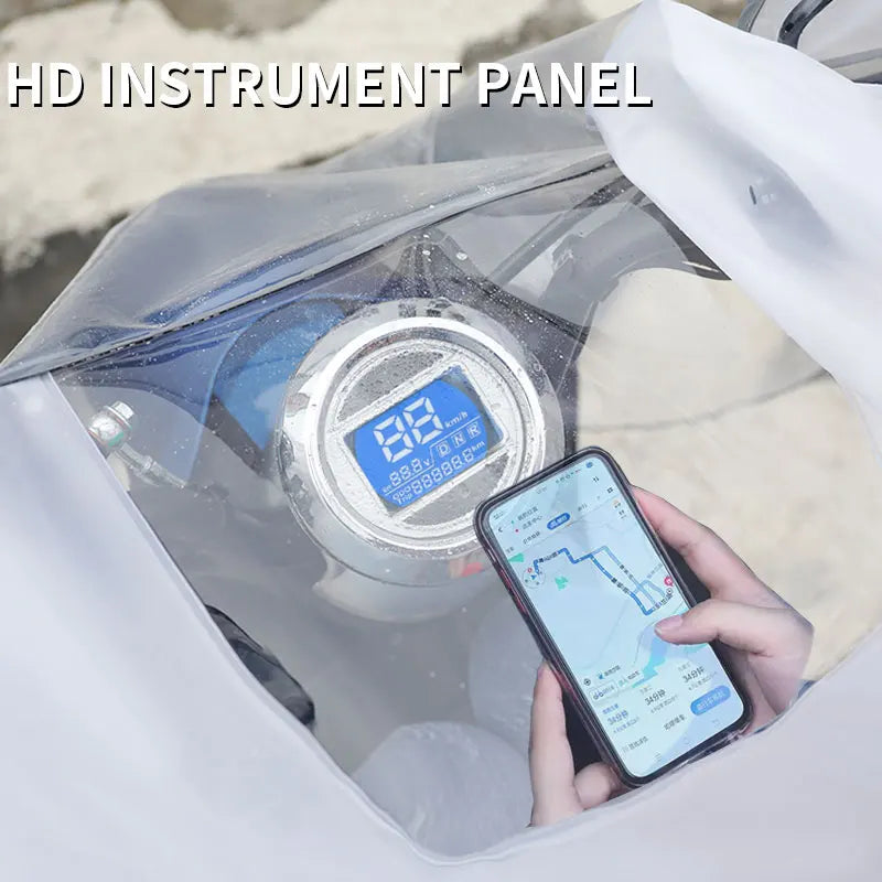 Fashion Waterproof Rains Cape Poncho Transparent EVA Raincoat for Adults Portable Reusable Eco Friendly for Motorcycle