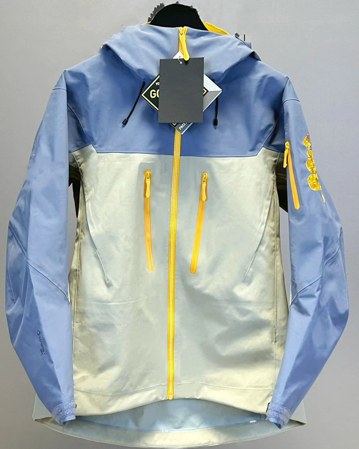 Year Snake Limited Edition Jacket Same Style Outdoor Waterproof Windbreaker Gold Python Canvas Plain Dyed