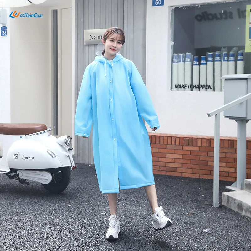 Single-Use Waterproof EVA for Poncho Disposable Rainwear for Travel & Electric Vehicle Battery for Outdoor Tours