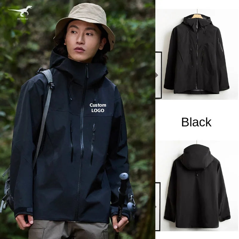 Outdoor Breathable, Breathable, Rainproof Jacket, Hard Shell Waterproof Couple's Outfit