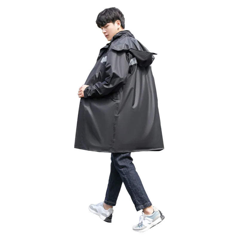 Adult Cycling Raincoat Wholesale Long Full-Body Storm Proof Outdoor Labor Insurance Rain Wear for Motorcycle