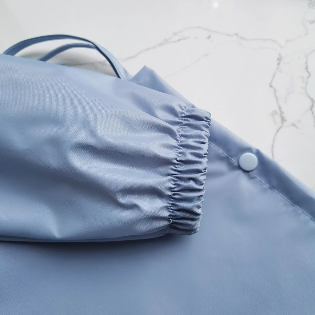 Outdoor Durable Lightweight Reusable Waterproof Rain Poncho Raincoat for Boys Girls with Reflective Design for Back School Tours