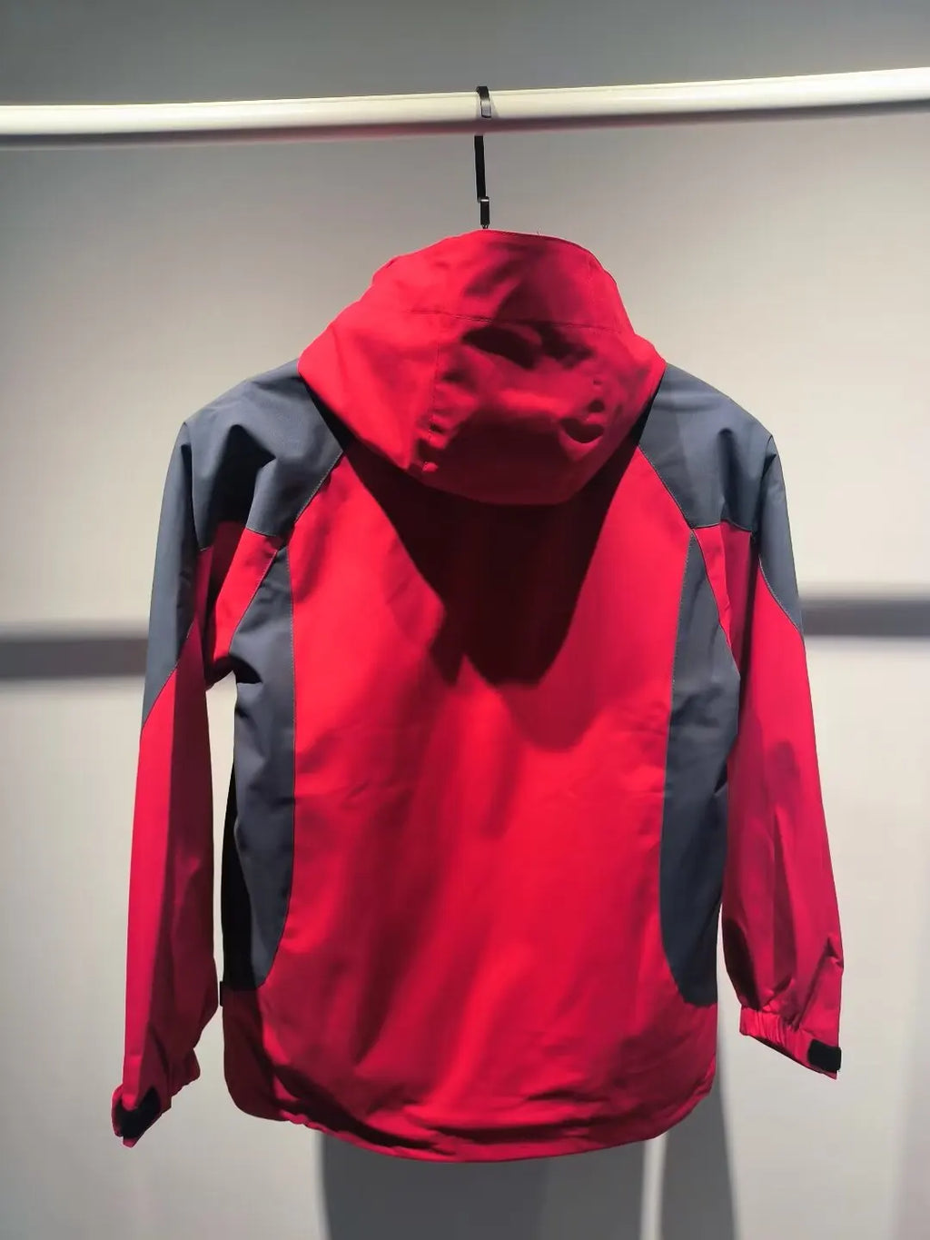 Autumn & Winter Polartec Fleeced Warm Jacket Waterproof and Windproof with Stand Collar Zipper Closure Polyester  Size XXXL