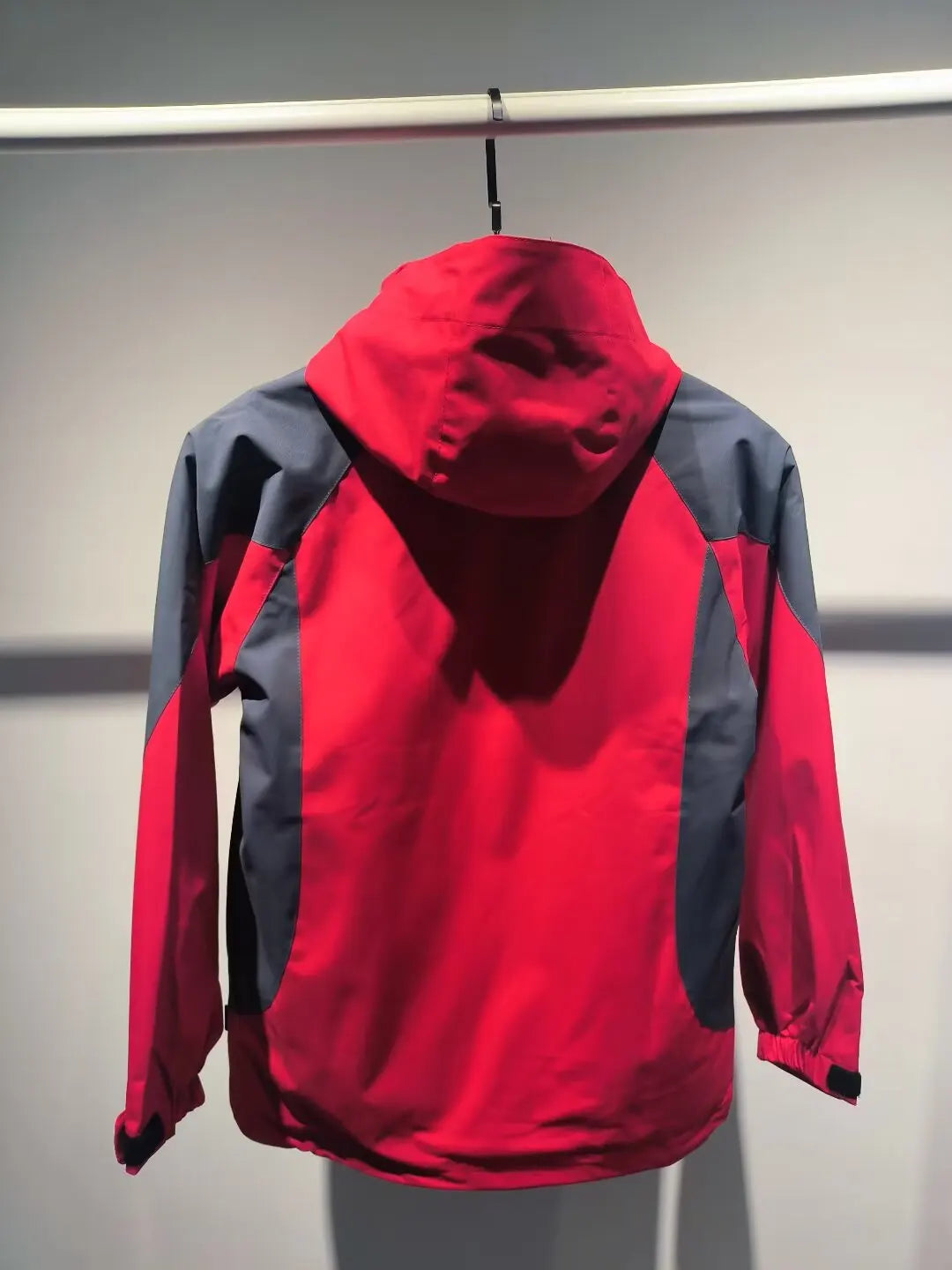 Autumn & Winter Polartec Fleeced Warm Jacket Waterproof and Windproof with Stand Collar Zipper Closure Polyester  Size XXXL