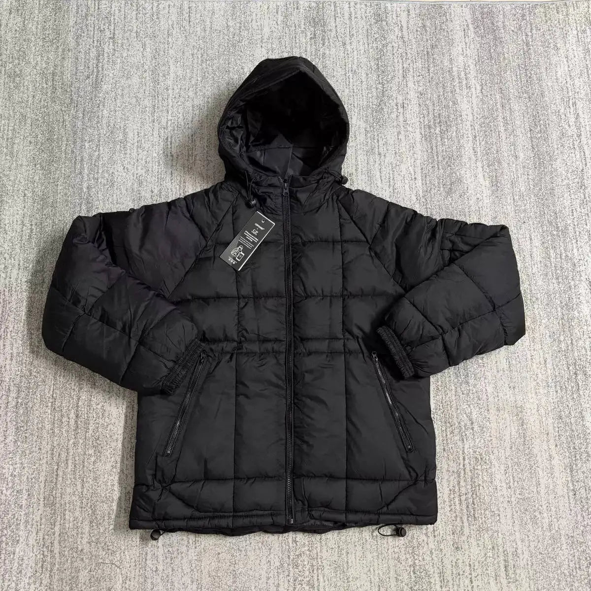 Factory Customized Hooded Puffer Jacket Windproof Thick Winter Cotton Padded Jacket for Men&Women Loose Casual Hooded