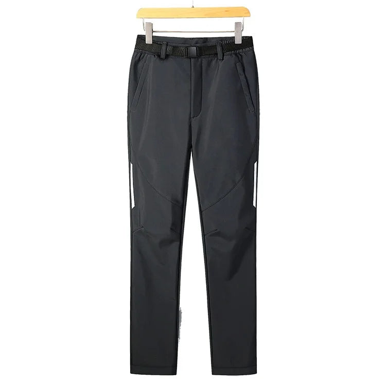 Factory Men's Women's Outdoor Softshell Pants Waterproof Windproof Breathable Fleece for Autumn Winter Sports Zipper Fly Warm