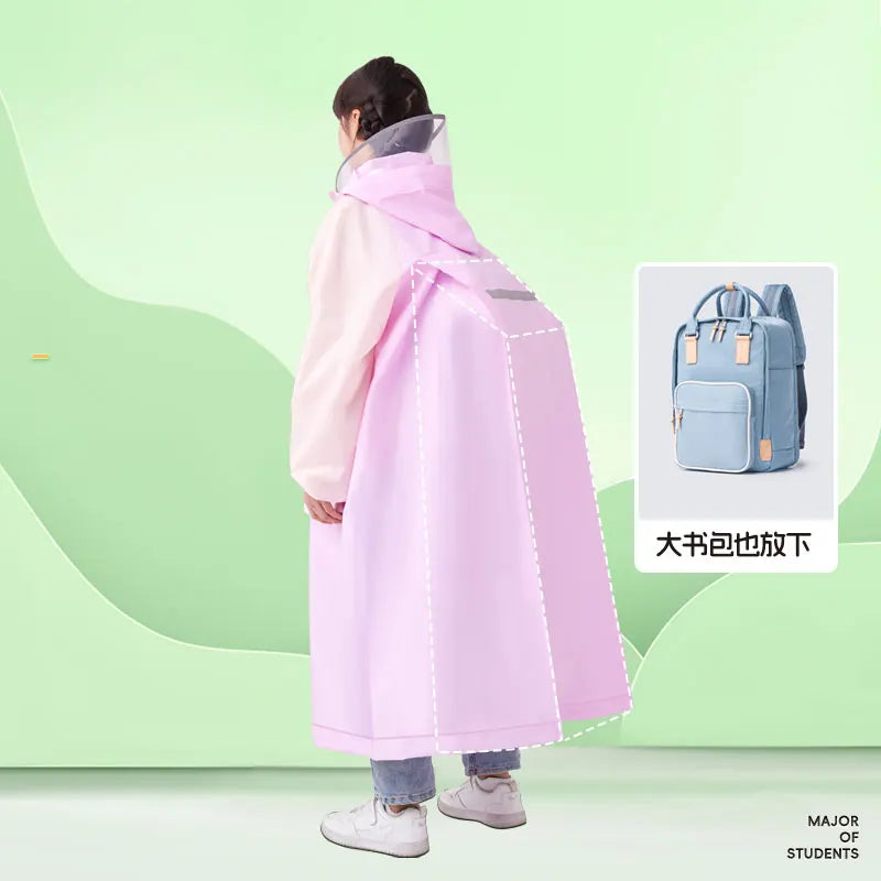 High Quality Custom-Made Children's Raincoats Reusable Eco-Friendly EVA Girls' School Hiking Raincoat Sets Inspired Cartoons