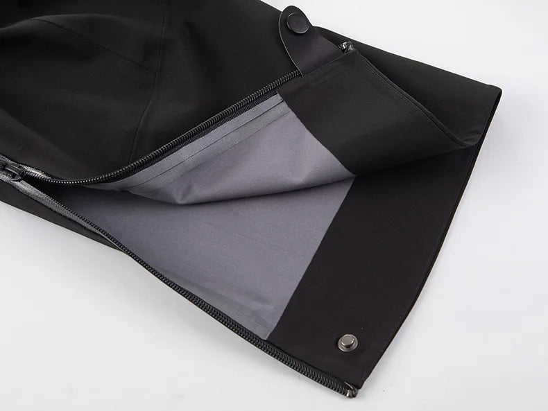 Lightweight Half-Zip Shell Hiking Pants Waterproof and Windproof Loose-Fit for Spring/Fall Outdoor Adventures