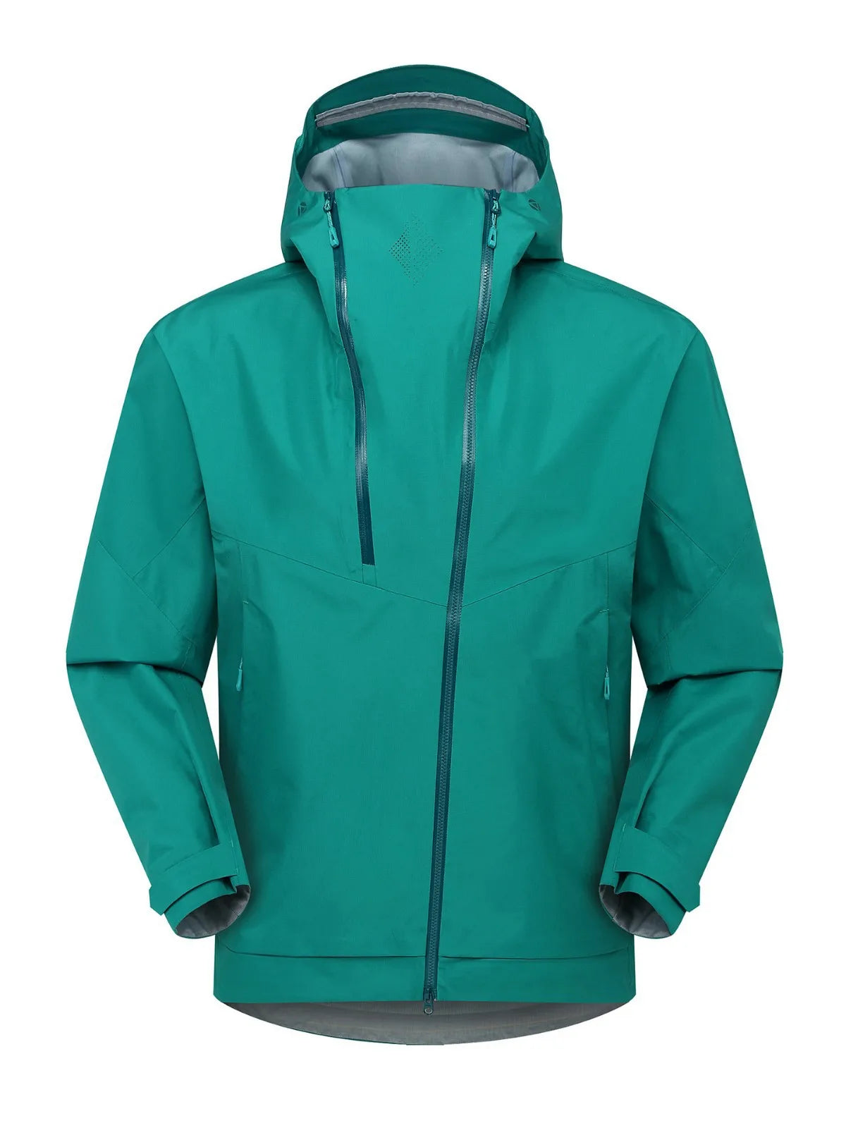 New Lightweight Single-layer Winter Thin Stand Collar Waterproof for WindStopper Unisex Loose Outdoor Full Seam Pressure Jacket
