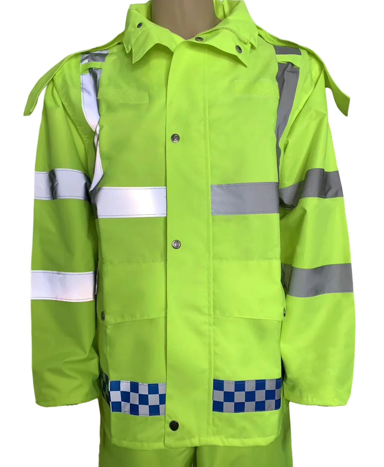 Scruffs XXL Waterproof Rain Jacket With Hood for Adults Breathable Raincover and Trousers for Fishing With Logo Decoration