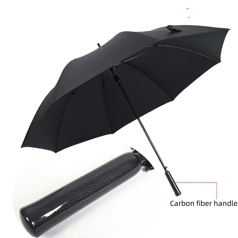 Factory 25 27 30 32 Inch Carbon Fiber Golf Umbrella Super Light Windproof & UV-proof Manual Folding for Adults