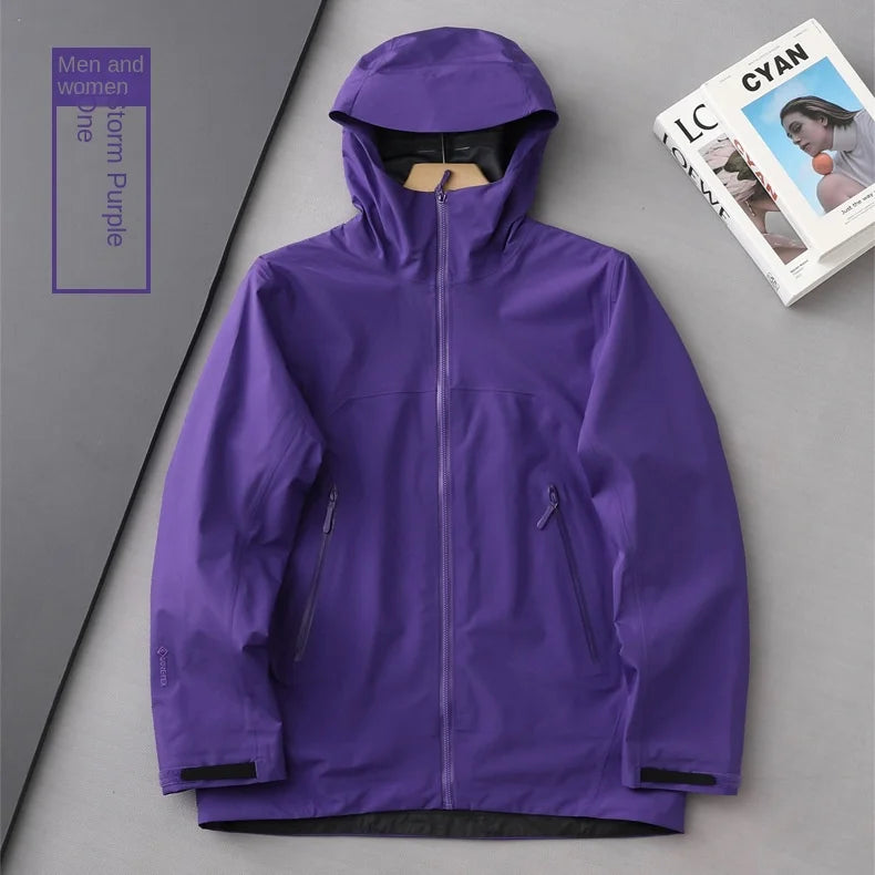 Bird Home JK Waterproof Windproof Hard Shell for Technology Men's Women's Hooded Jacket Heat Sealing Adhesive Outdoor