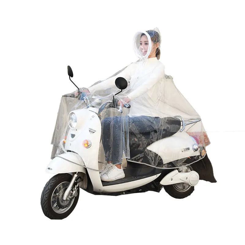 Fashion Waterproof Rains Cape Poncho Transparent EVA Raincoat for Adults Portable Reusable Eco Friendly for Motorcycle