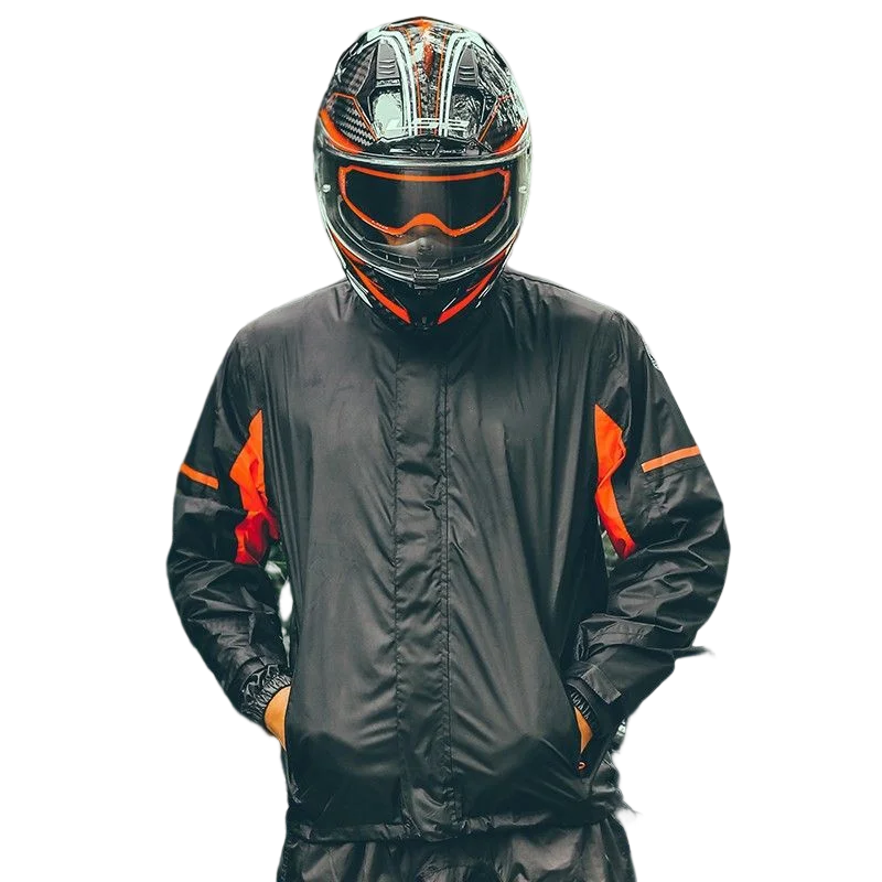 Motorcycle Raincoat Pants Storm-Proof Reflective Quick-Drying Windproof Nylon Custom Raincoat Rainsuit