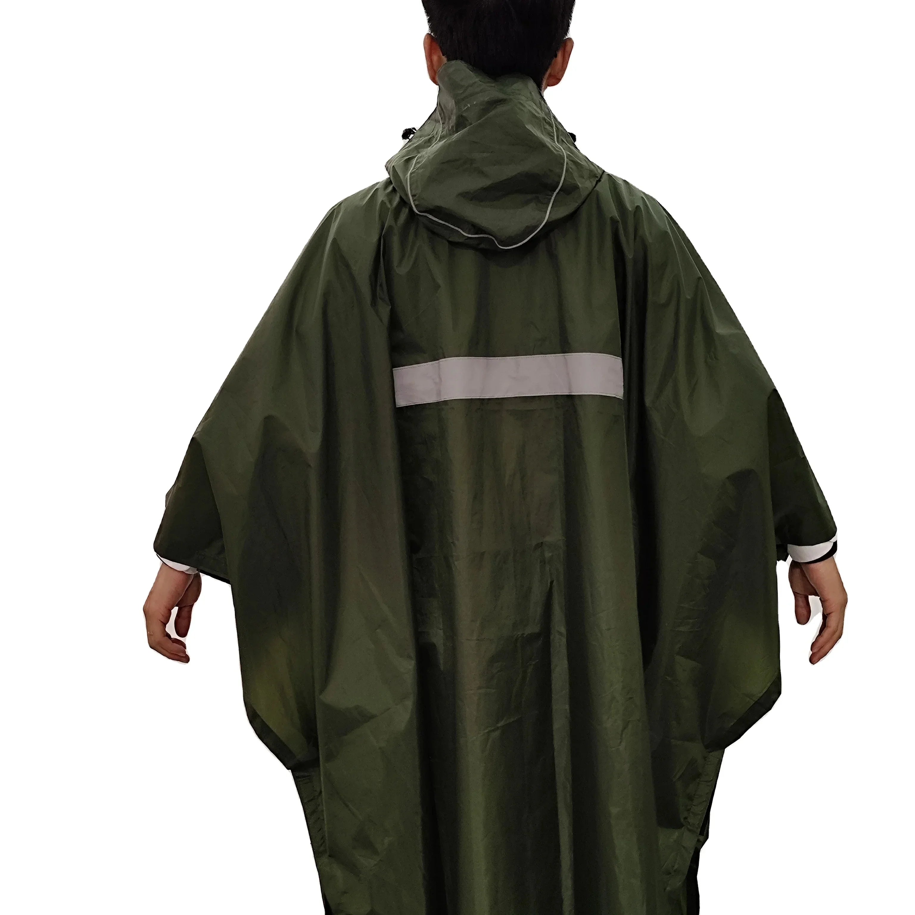 Use on Rainy Aumbrella Days Raincoat Fashionable Rain Gear Poncho New for Outdoor Travel Waterproof PVC Style Ecumbrellaly Adult