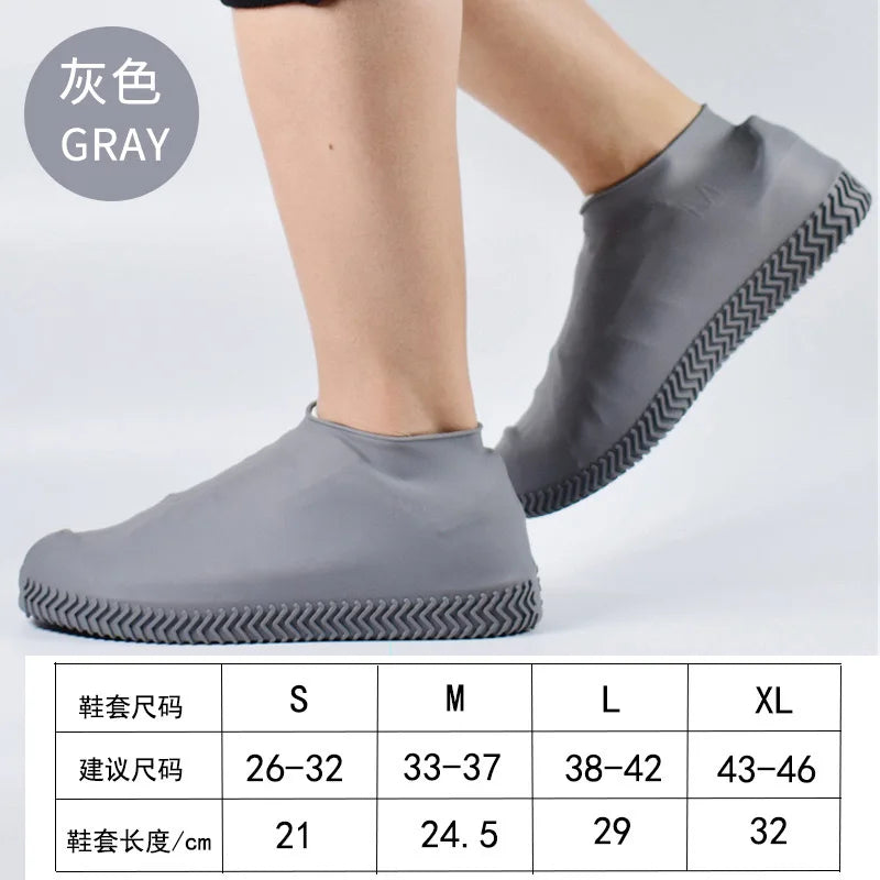 Wholesale Waterproof Shoe Cover Silicone Shoe Cover Anti Sediment Rainproof Foot Cover Latex Opp Bag Jiangxi Midi General DINO