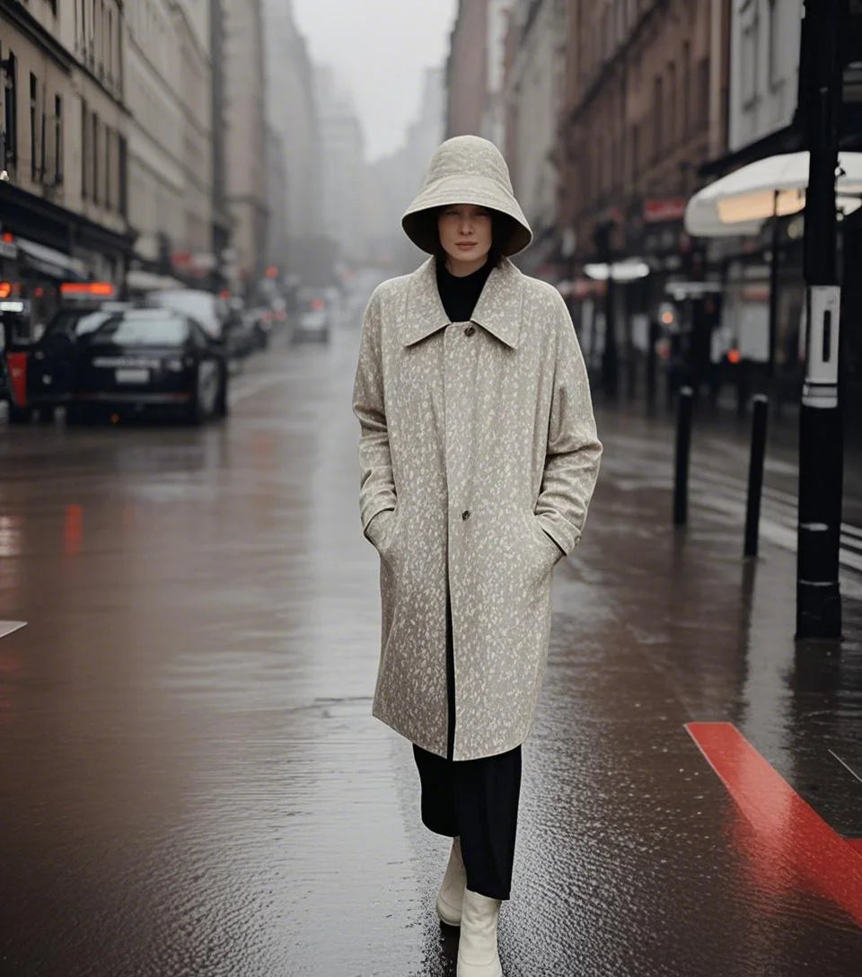 Universal Polyester Fashion Foldable Lightweight Waterproof Windproof Rain Jacket Coat for Daily Wear Travel Outdoor Activities